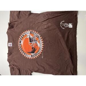 Vintage Cleveland Browns NFL T-Shirt Brown Graphic Tee
